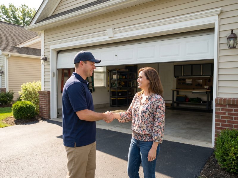 Garage door repair in Pensacola Beach, FL